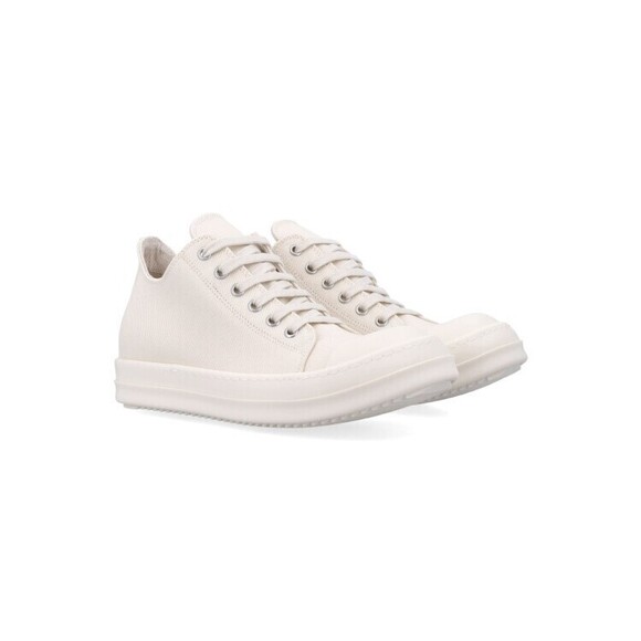 Drkshdw By Rick Owens Temple Low Denim Sneakers - NWT